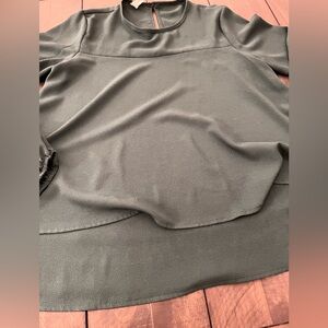 Two Hearts Forest Green Blouse